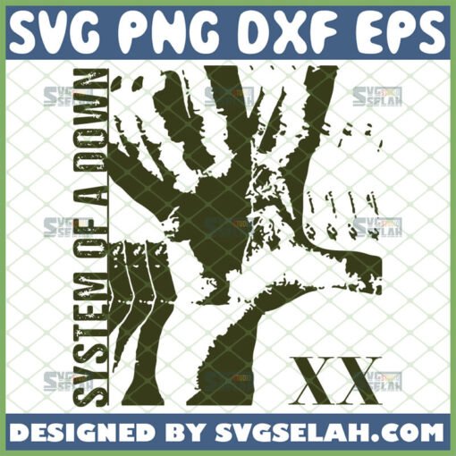 system of a down svg heavy metal band shirt design