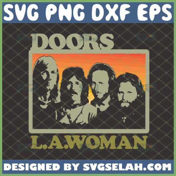 the doors la woman svg rock band shirt ideas