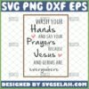 wash your hands and say your prayers svg bathroom wall decal ideas