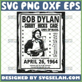bob dylan curry hicks cage svg