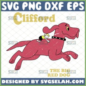 clifford the big red dog svg