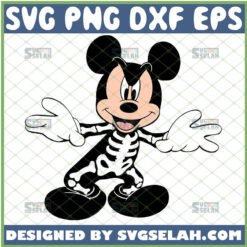 skeleton mickey svg disney halloween gifts by SvgSelah