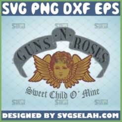 sweet child o mine svg guns n roses inspired
