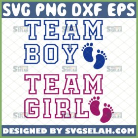 team boy or team girl svg baby shower Gender Reveal shirt ideas