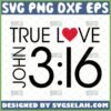 true love john 3 16 svg