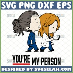 youre my person greys anatomy svg chibi meredith