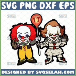 baby pennywise svg it losers the scary creepy clown