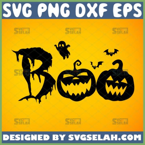 boo pumpkin svg halloween svg