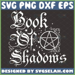 book of shadows svg magical wicca neopagan gifts