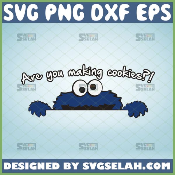 cookie monster are you making cookies svg kitchenaid design ideas peeking