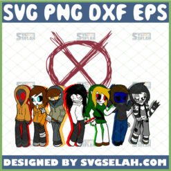creepypasta shirt svg creepy andpasta inspired