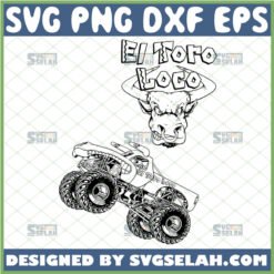 el toro loco monster truck svg