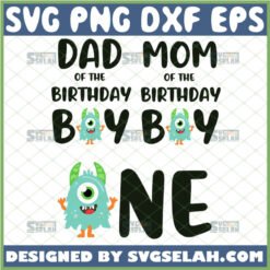 family birthday monster svg bundle dad mom one birthday shirt ideas