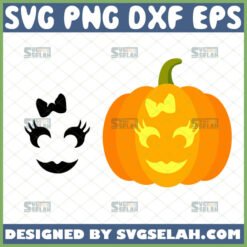 girl pumpkin svg