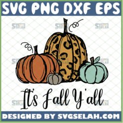 happy fall yall pumpkin svg