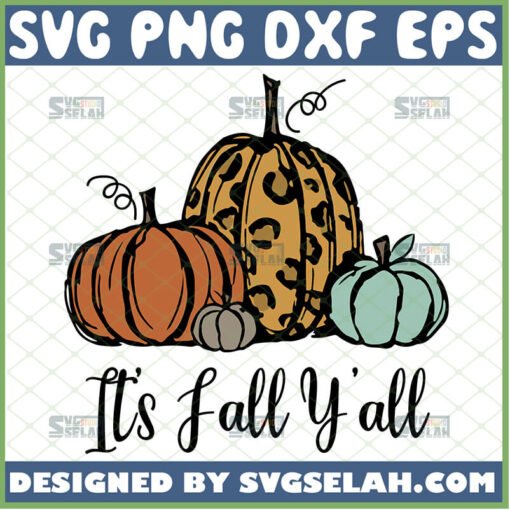 happy fall yall pumpkin svg