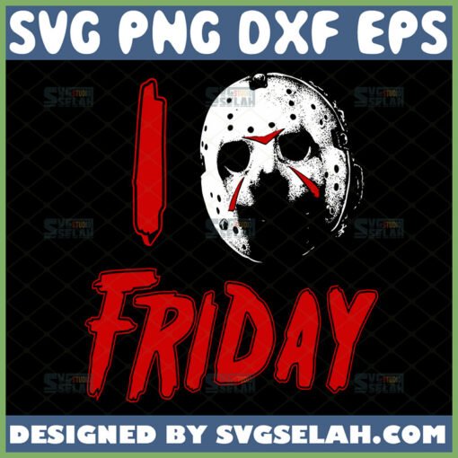 ilovefriday jason voorhees svg