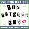 its october 3rd svg mean girls day shirt ideas