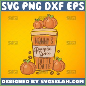 pumpkin spice latte svg