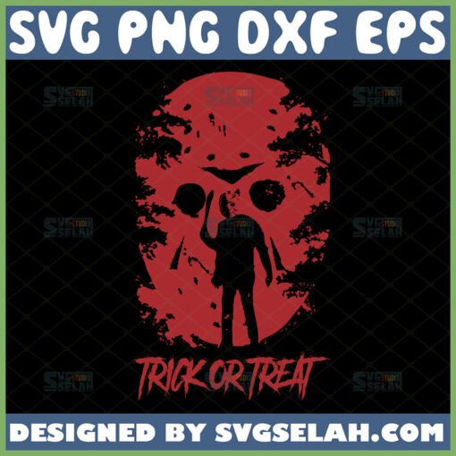 trick or treat jason mask shirt svg