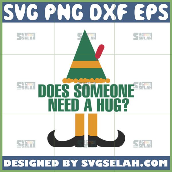 does someone need a hug elf svg