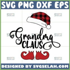 grandma claus svg