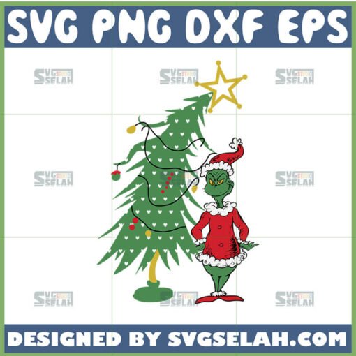 grinch christmas tree svg grinch santa ugly sweater ideas