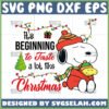 its beginning to taste a lot like christmas snoopy svg by SvgSelah