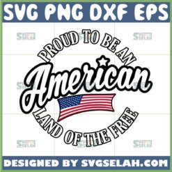 proud to be an american svg