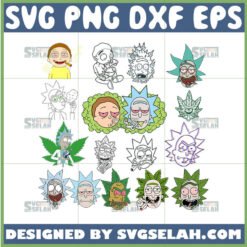 rick and morty smoking weed svg rick and morty high svg
