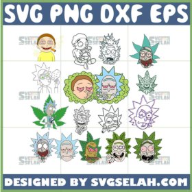 rick and morty smoking weed svg rick and morty high svg