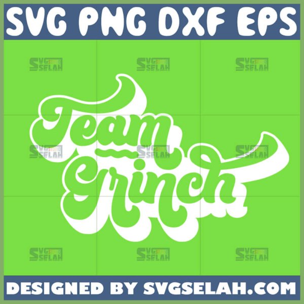 team grinch retro shirt svg