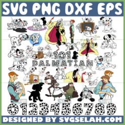 101 dalmatians bundle svg