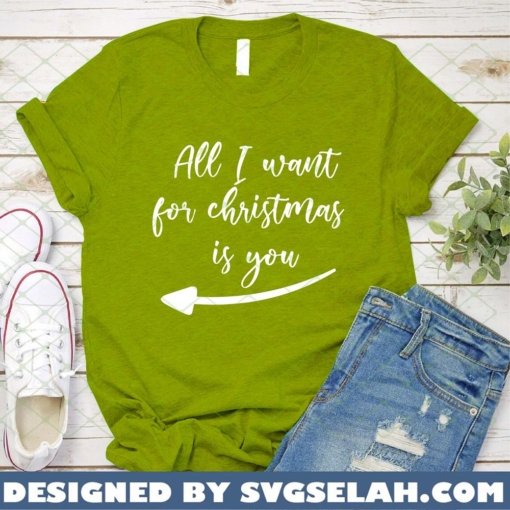 All I Want For Christmas Is You SVG PNG DXF EPS 1