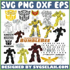 bumblebee transformer bundle svg