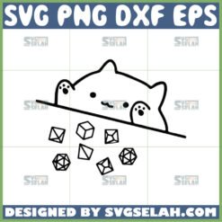 cat throwing dice svg by SvgSelah