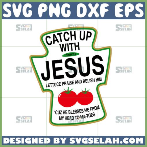 catch up with jesus svg