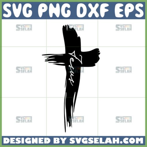 cross with jesus svg