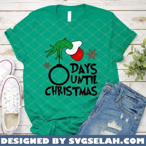 Days Until Christmas SVG PNG DXF EPS Countdown To Xmas SVG PNG DXF EPS 2