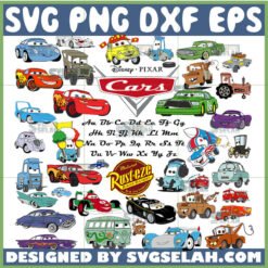 disney car bundle svg