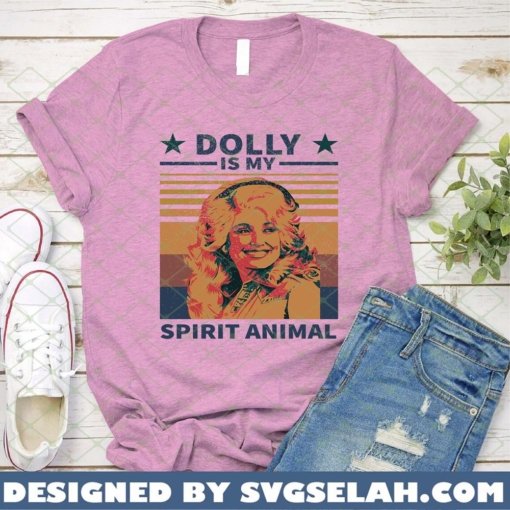 Dolly Is My Spirit Animal SVG PNG DXF EPS Dolly Retro SVG PNG DXF EPS 2