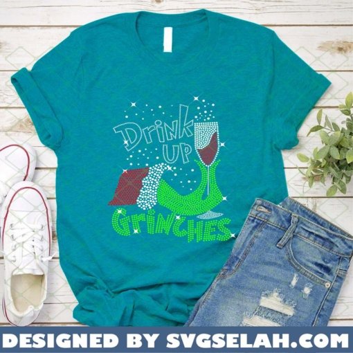 Drink Up Grinches SVG PNG DXF EPS 1