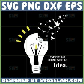 everything begins with an idea svg