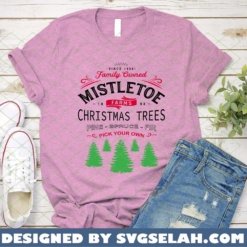 Family Owned Mistletoe Farms Christmas Tree Pine Spruce Fir Pick Your Own SVG PNG DXF EPS 3
