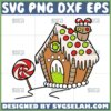 gingerbread house christmas svg