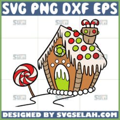 gingerbread house christmas svg