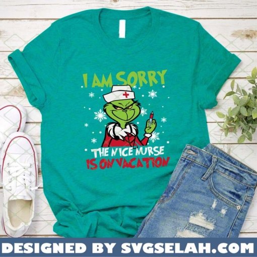 Grinch-Nurse-SVG-PNG-DXF-EPS-I-Am-Sorry-The-Nice-Nurse-Is-On-Vacation-SVG-PNG-DXF-EPS--3