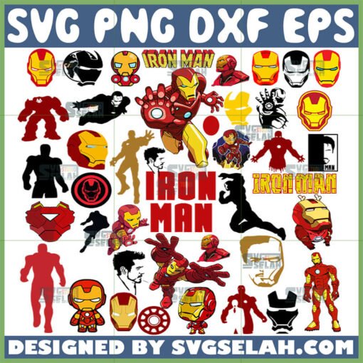 iron man bundle svg