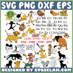 lion king bundle svg