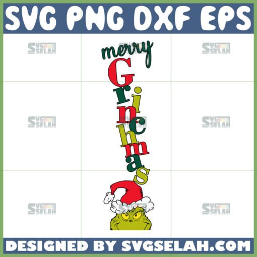 merry grinchmas porch sign svg grinch christmas svg